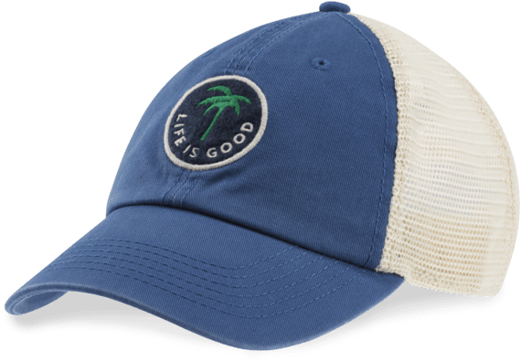 Palm Coin Lig Patch Soft Mesh Back Cap - Hat (570x570), Png Download
