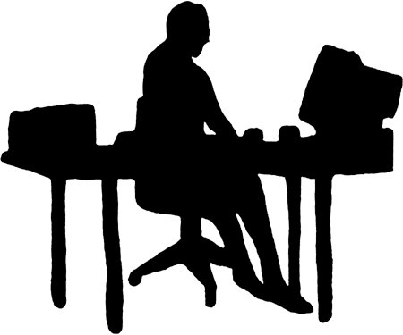 Office Clip Art Disappeared - Office Workers Clip Art (450x375), Png Download