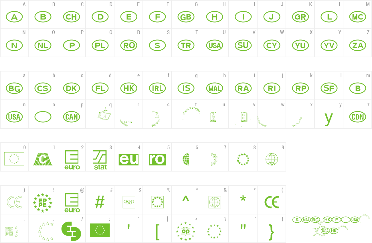 Font Eec Lh Pi Preview - Number (1300x850), Png Download