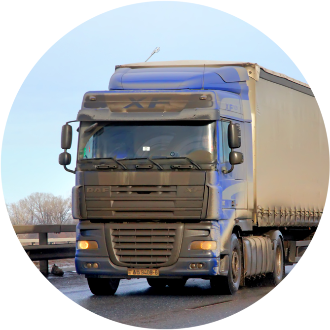 Truck-icon - Trailer Truck (1000x700), Png Download