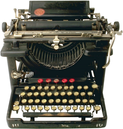 Typewriter Png Transparent Image - Type Writer Png (500x534), Png Download