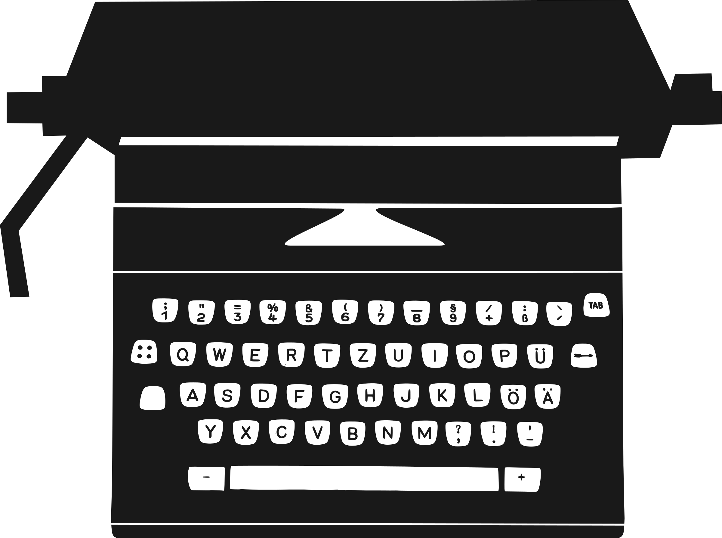 Typewriter - Yugoslav Typewriter (2400x1787), Png Download