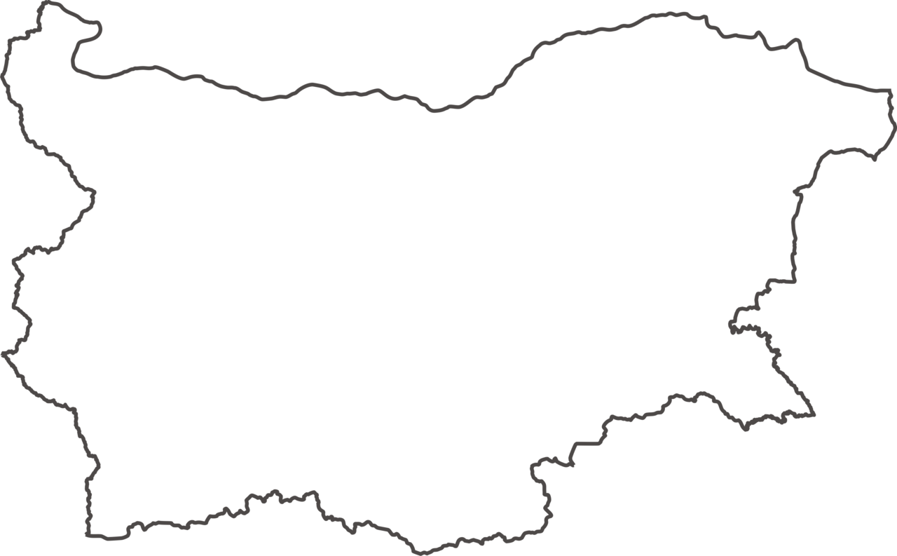 320 × 198 Pixels - Blank Map Of Bulgaria (640x397), Png Download
