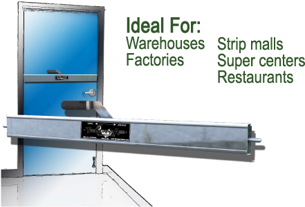 The Strong Arm Industrial Door Latch - Industrial Door Locks (450x299), Png Download