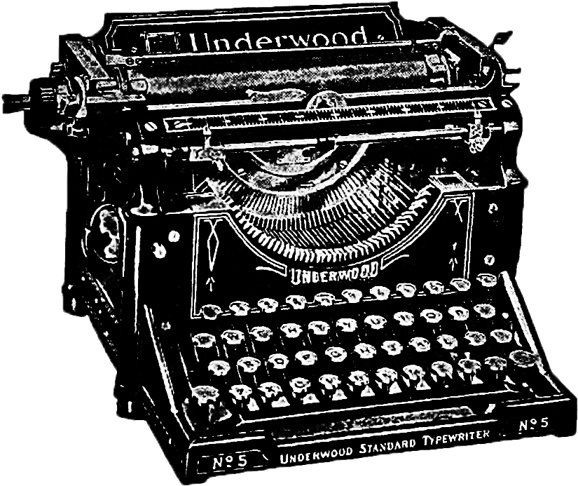 Typewriter Clipart Public Domain Typewriter Clipart Transparent