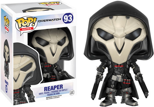 Overwatch Reaper Pop - Funko Pop Games Overwatch Action Figure - Reaper (550x550), Png Download