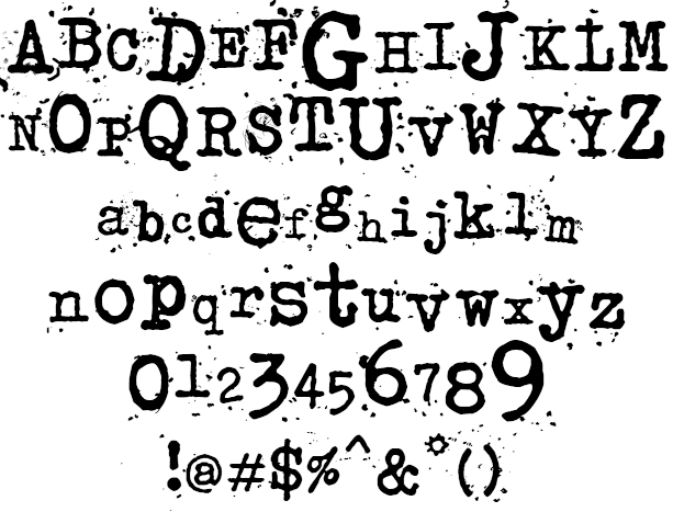Typewriter Junkos Typewriter Example - Water (613x467), Png Download
