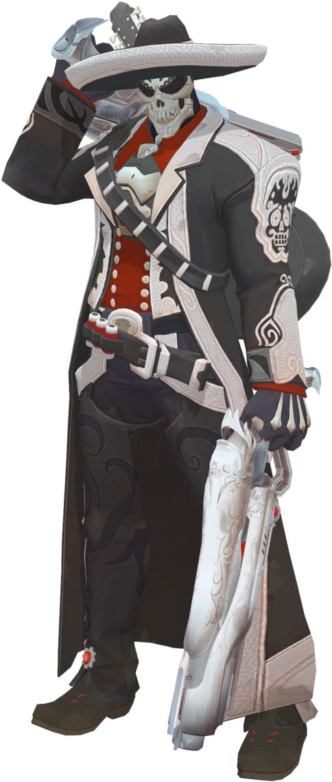 Png - Overwatch Reaper Mariachi Png (670x1191), Png Download