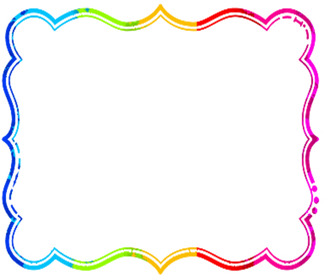 Cute Border Clipart Png (1134x968), Png Download