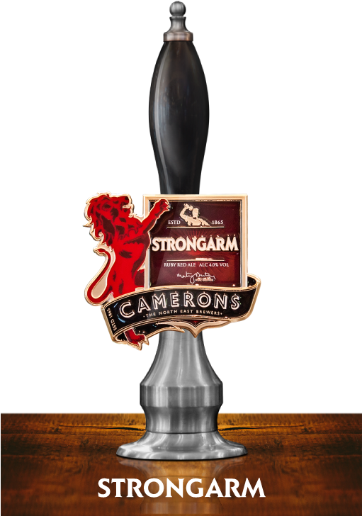 1 Strongarm Camerons - Camerons Brewery (510x735), Png Download