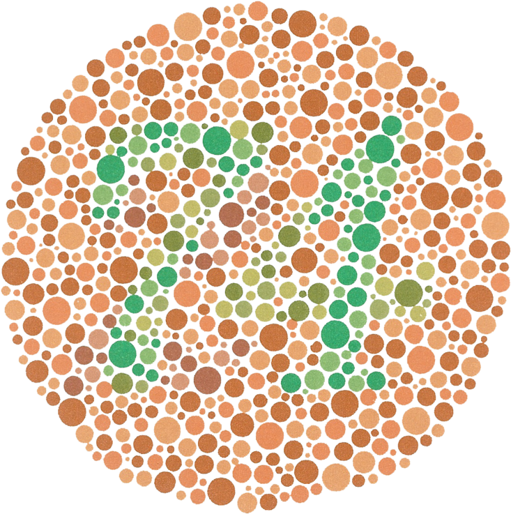 Colorblind Colorblindness Ishihara - Colour Blind Test Nz (750x750), Png Download