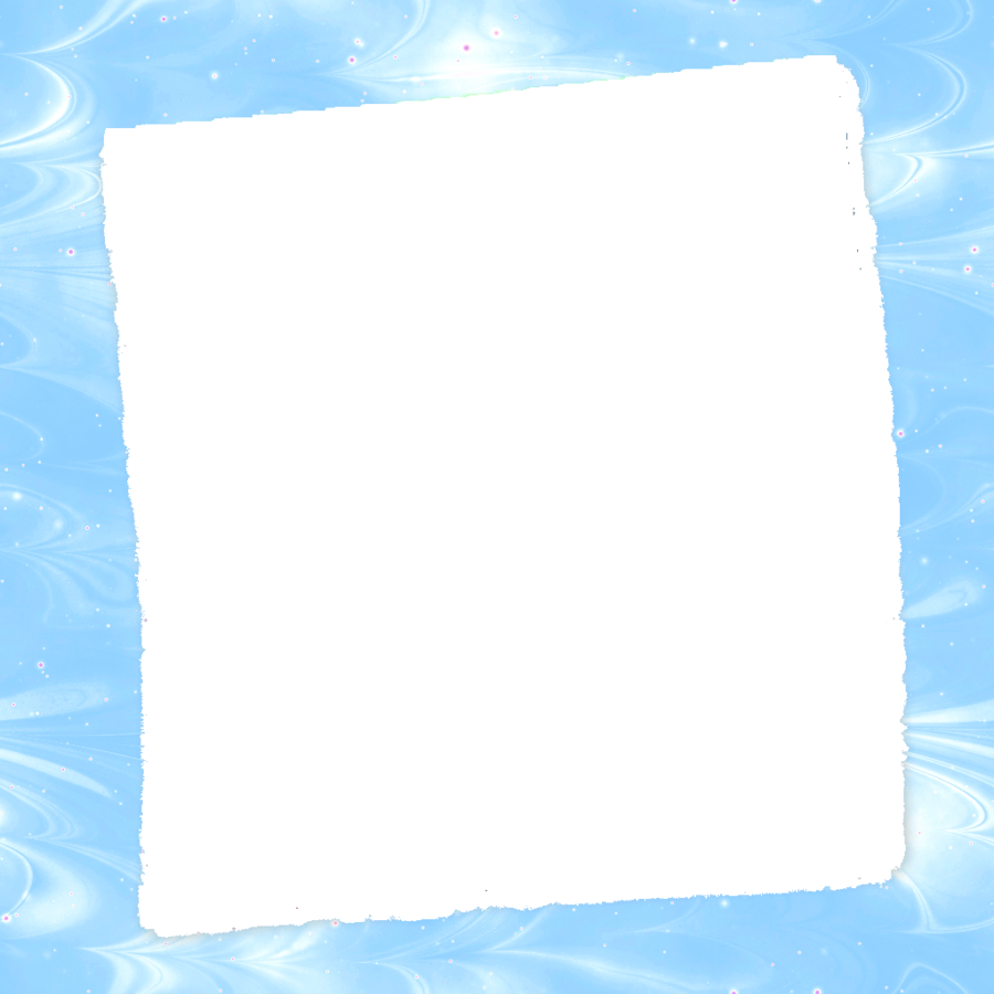 Aqua Border Frame Png Free Download - Construction Paper (900x900), Png Download