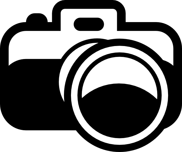 Camera Silhouette Clip Art At Clker - Camera Clip Art Png (600x502), Png Download