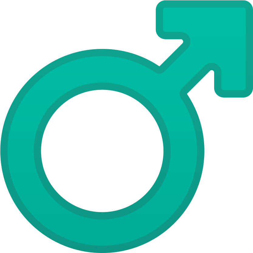 Download Svg Download Png - Male Sign Png (1024x1024), Png Download