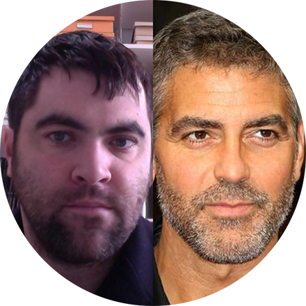 On The Left - Joe Black Without Beard (440x440), Png Download