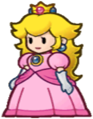 Princess Peach Clipart Toadstool - Paper Mario Peach Transparent (420x420), Png Download