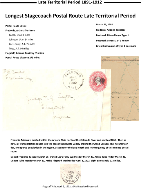 Longest Stagecoach Postal Route Late Territorial Period - Envelope (500x655), Png Download