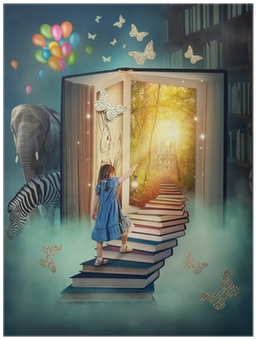 Magical World Of Reading (400x400), Png Download