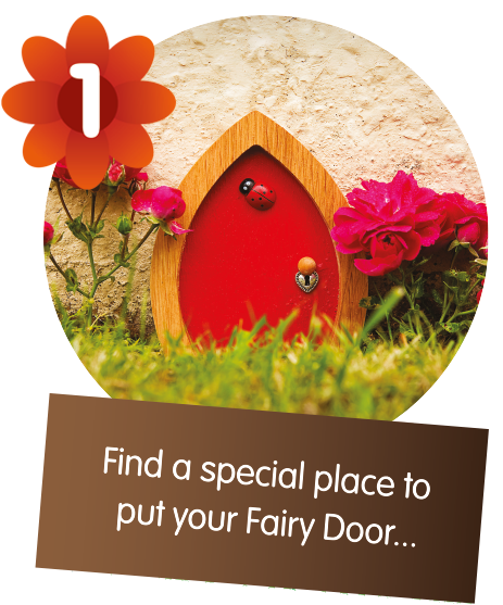 Order Pink Toadstool - Purple Fairy Door With Star, Key And Magic Fairy Dust (709x575), Png Download