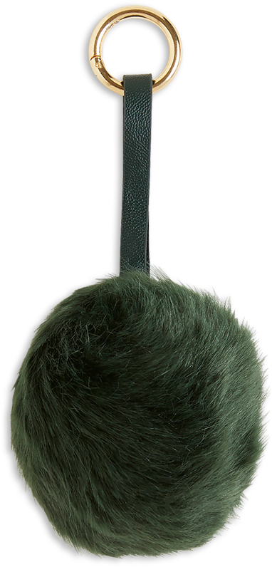 Pom Pom Keyring Aqua - Keychain (888x888), Png Download