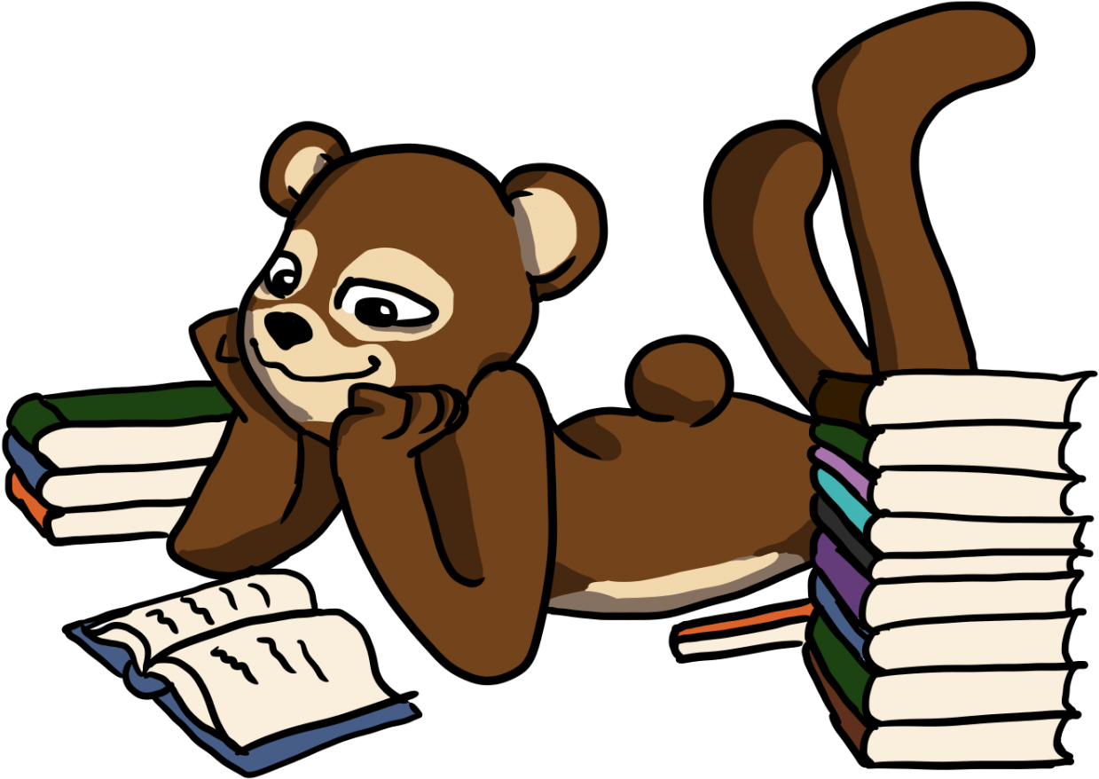 Baker Bear Reading - Clara Byrd Baker Elementary School (1500x1500), Png Download