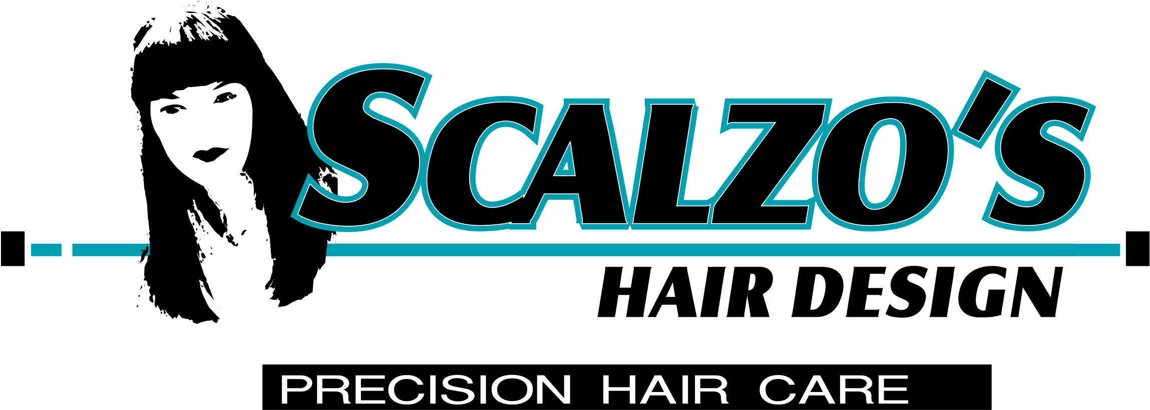 Scalzo's Hair Design Logo Png Transparent - Hair Design (2400x2400), Png Download