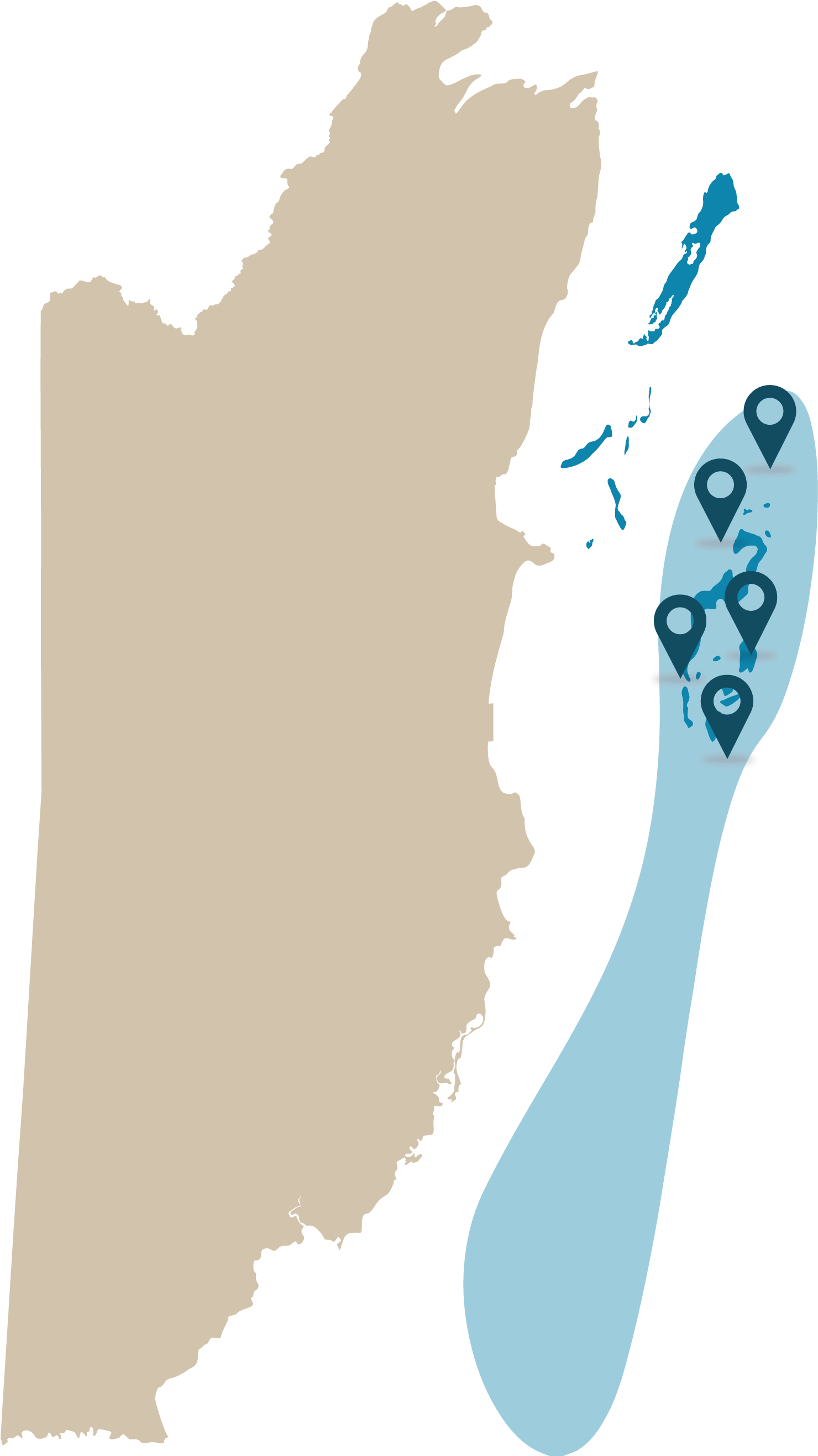 The Largest Reef System In The Northern Hemisphere - Belize Map Silhouette (2550x3300), Png Download