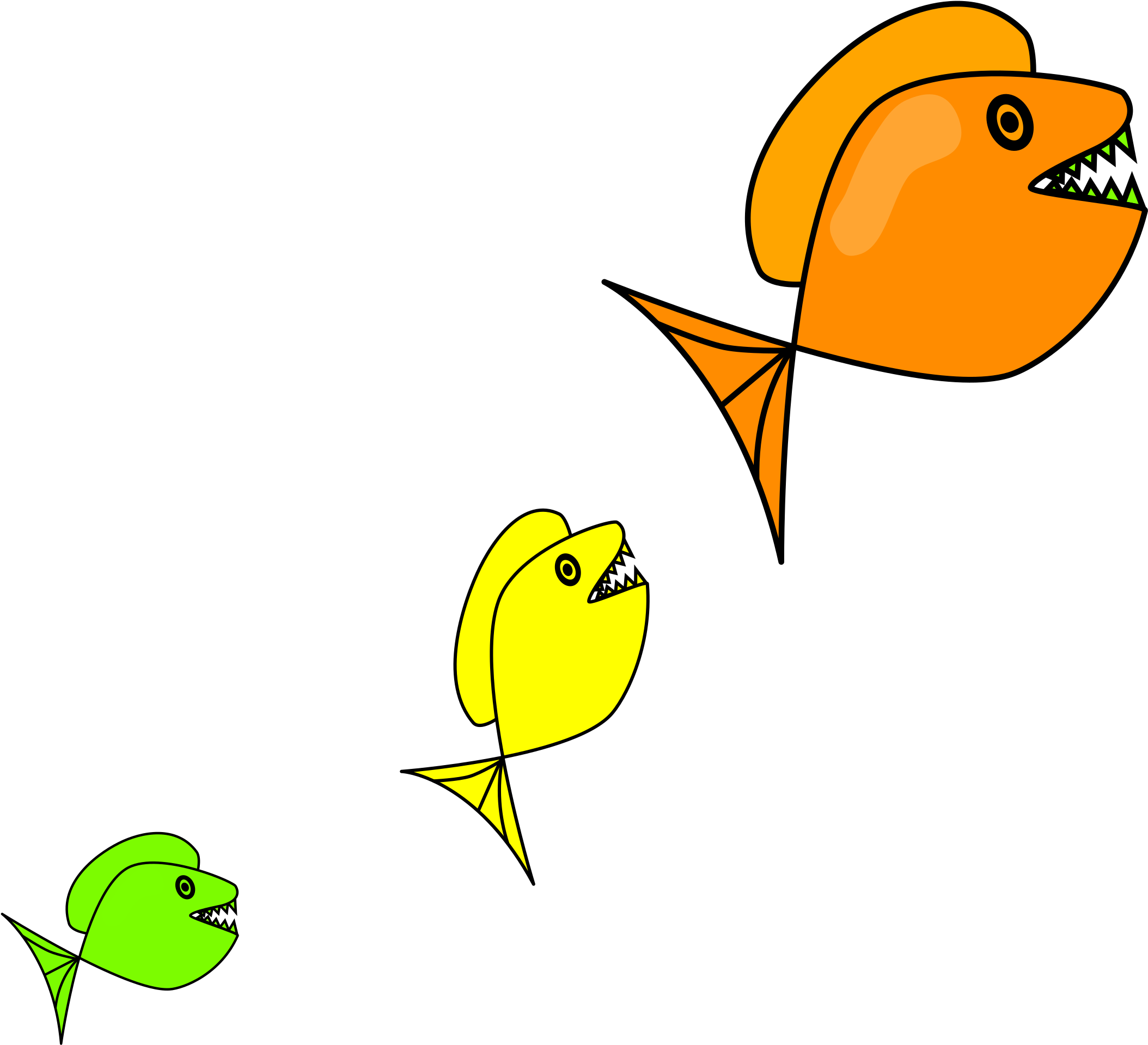 Drawing You Are Not Small Line Art Fish - Small Clip Art Fish (750x750), Png Download