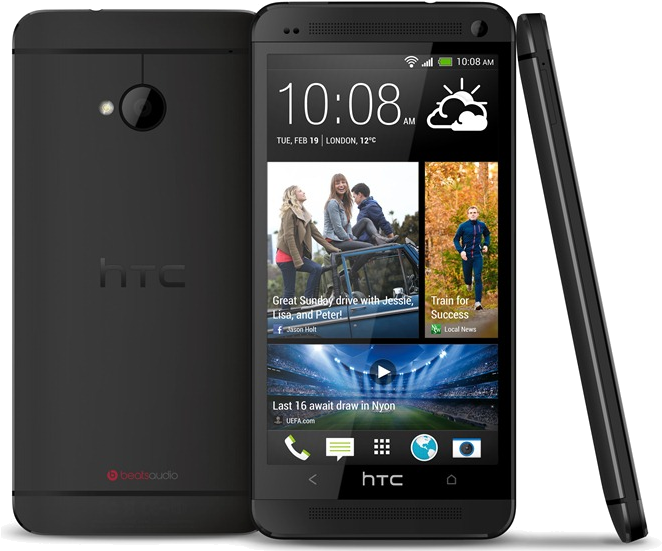 Htc One Png - Htc One Mini - Blue (668x559), Png Download
