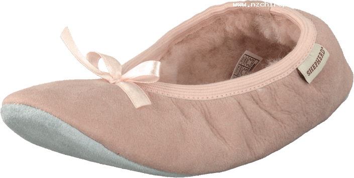 Shepherd Saga Pink 02023-01 Womens Suede Leather Sandals - Women Lambskin Ballerina Pumps Shepherd (705x355), Png Download