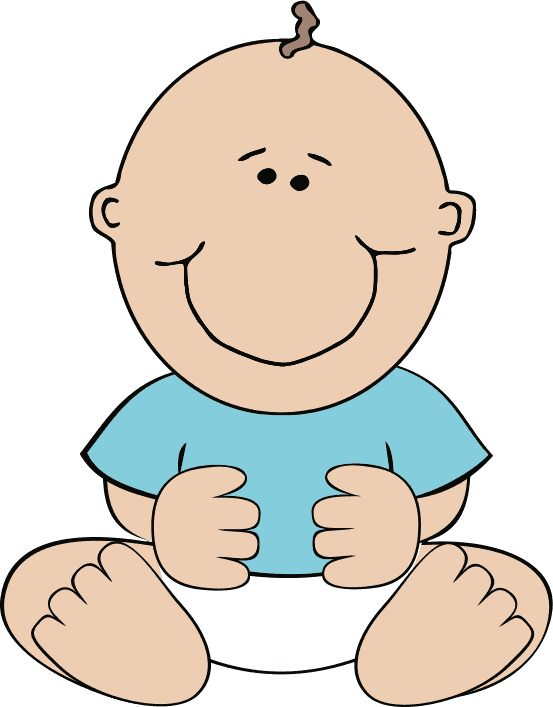 Free Baby Cliparts Transparent, Download Free Clip - Baby Clip Art (553x707), Png Download