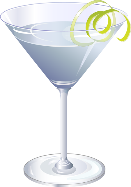 Christmas Martini Clipart Full Size Spring Da Martini - Cocktail (450x642), Png Download