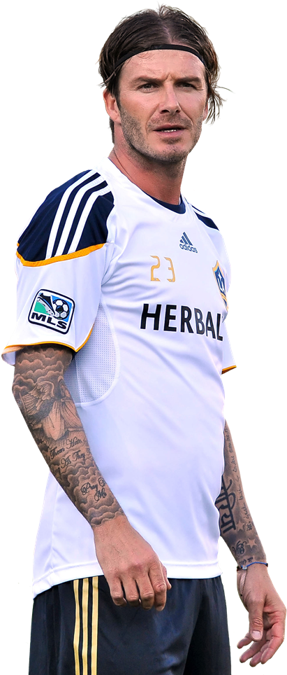 Inglaterra / Real Madrid / Manchester United / Milan - Beckham La Galaxy 2010 (810x1163), Png Download
