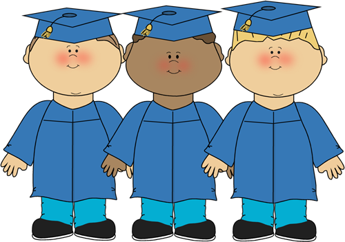Boys Graduating - Boy Graduation Clip Art (500x352), Png Download