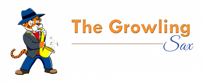 Growling Sax (800x328), Png Download