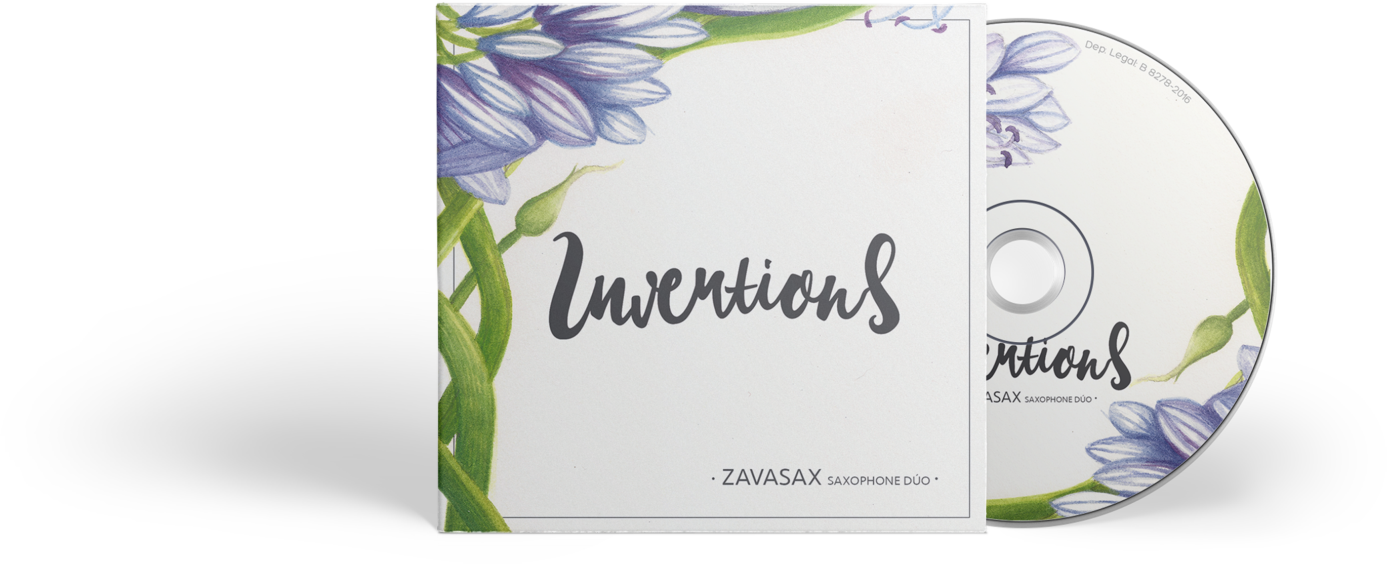 Inventions - Zavasax Saxophone Duo - Inventions (cd) (3000x1200), Png Download