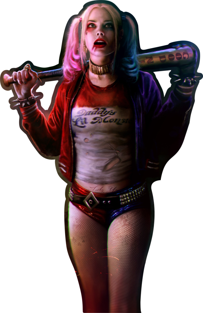 Harley Quinn Suicide Squad - Harley Quinn Joker Kiss (664x1024), Png Download