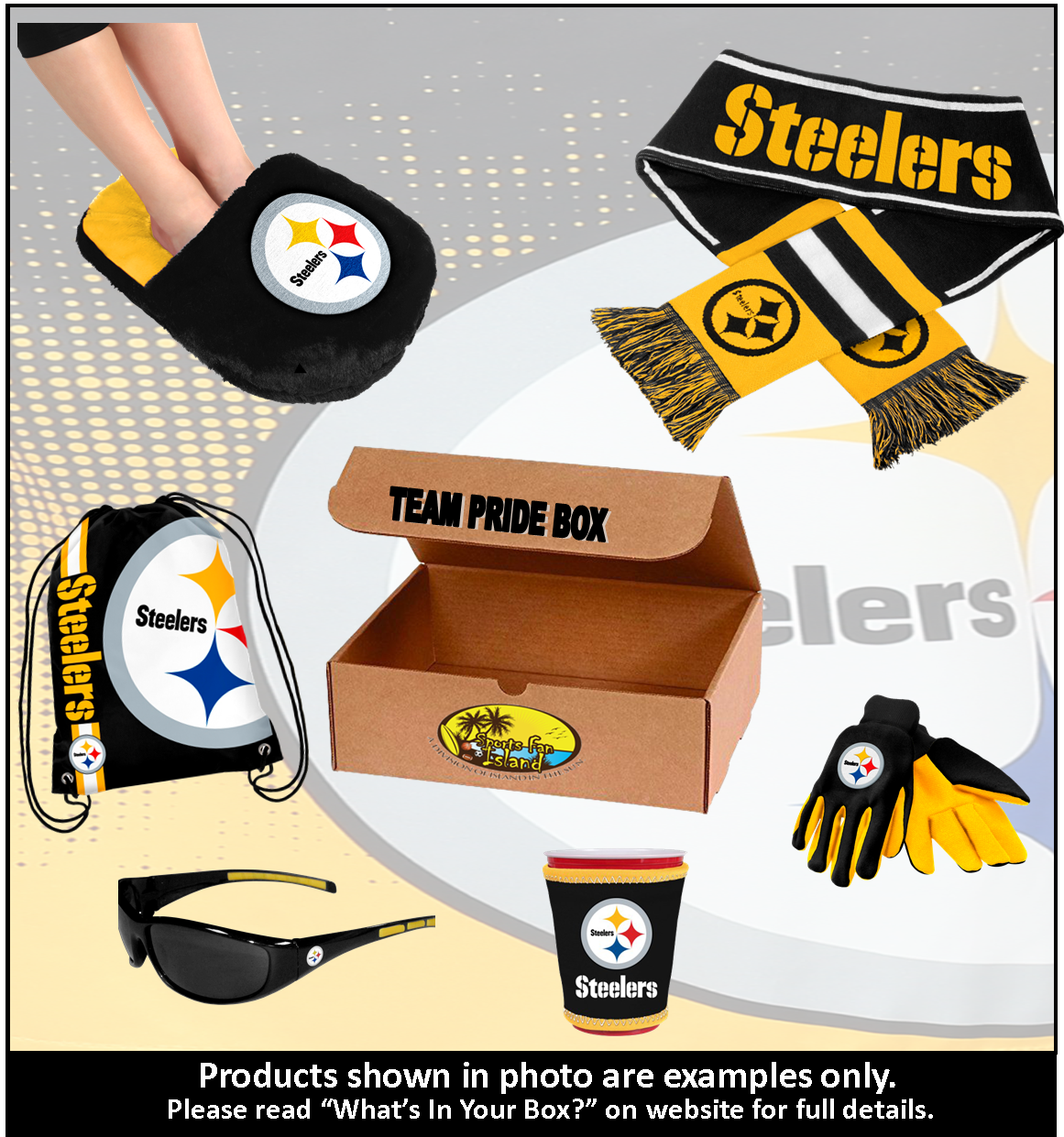 Pittsburgh Steelers Team Pride Box- No Size Required - Pittsburgh Steelers (1161x1241), Png Download