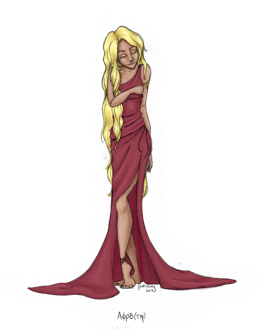 Aphrodite By Jadeariel - Greek Goddess Hera Png (900x1157), Png Download