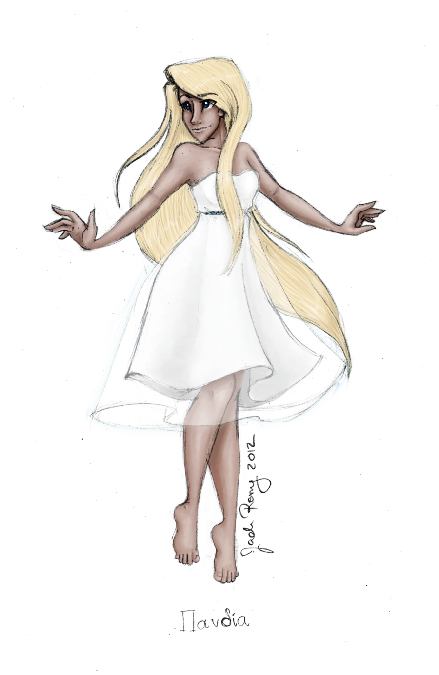Pandia By Jadeariel - Iris The Greek Goddess Transparent (900x1382), Png Download