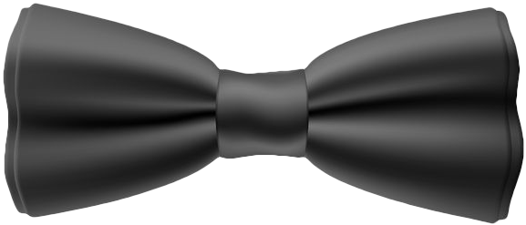 Black Bow Tie Clipart Png - Black Bow Tie Png (577x247), Png Download
