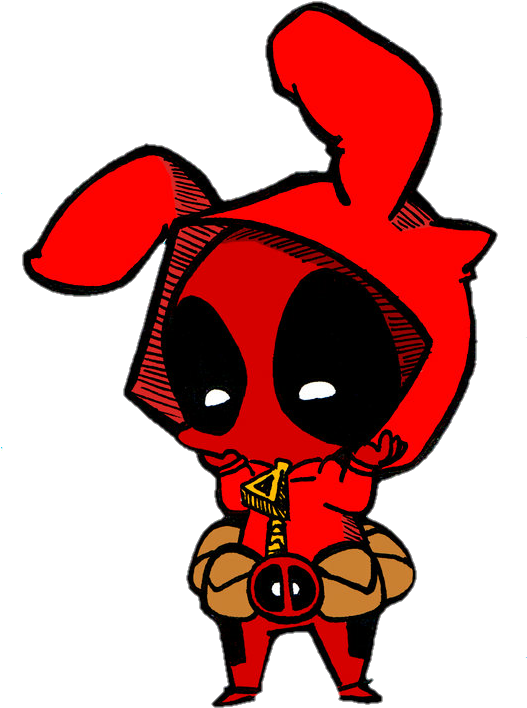Report Abuse - Spiderman Por Deadpool Chibi Hd (526x747), Png Download