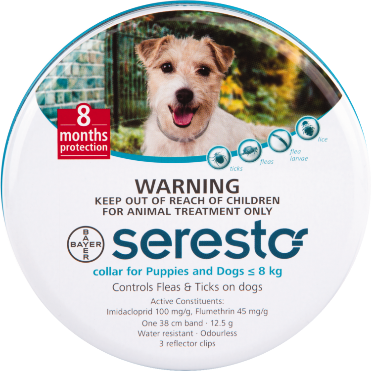 Seresto Dog 8kg Front - Seresto Collars (750x750), Png Download