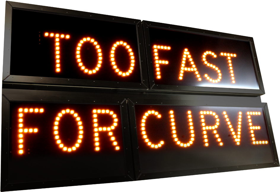 Led Customizable Road Sign - Led Traffic Road Sign (1000x1000), Png Download