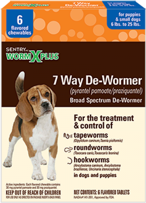 Sentry 7 Way Dewormer (700x700), Png Download