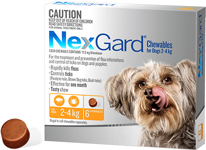Nexgard Very Small Dog 6 Pack - Nexgard 2 4 Kg (500x500), Png Download