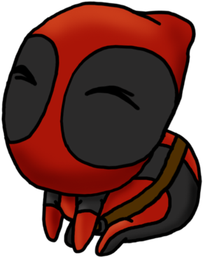 Chibi Deadpool By Madrainbowrabbit-d65jm60 - Deadpool (400x400), Png Download