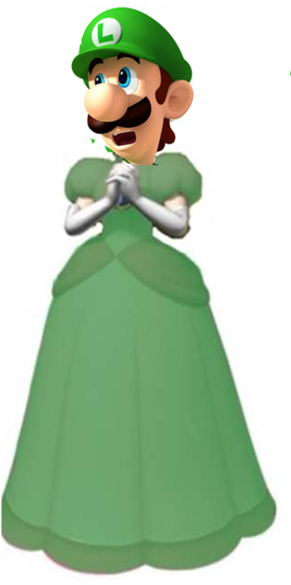 Luigi (600x1205), Png Download
