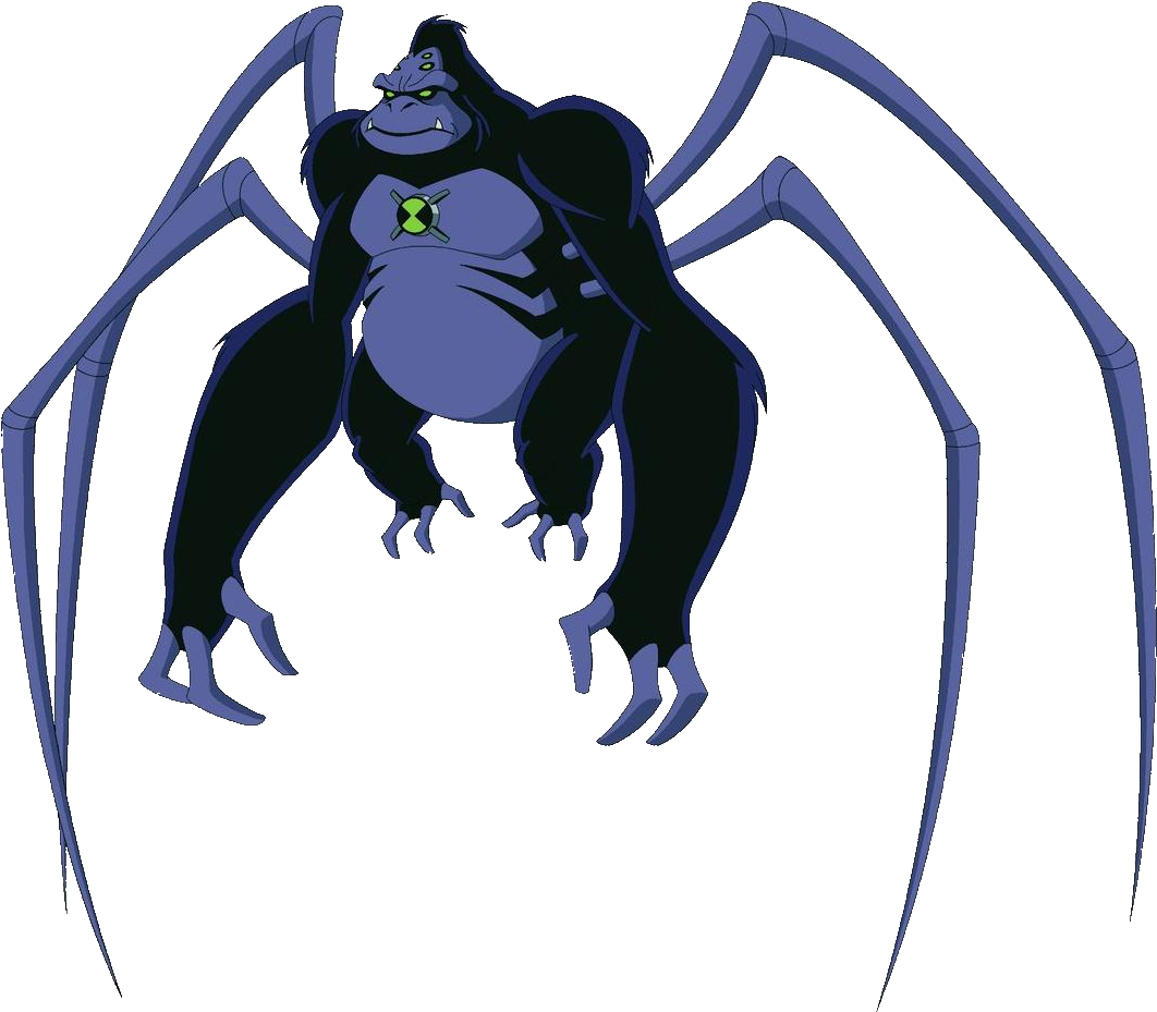 Spider Monkey Clipart Real - Ben 10 Alien Force Ultimate Spidermonkey (1154x932), Png Download