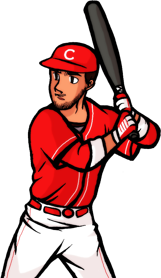 Explore Cincinnatireds On Deviantart Jpg Library Stock - Joey Votto Cartoon (627x962), Png Download
